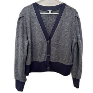 A New Day Gray Button Up Cardigan Sweater XL